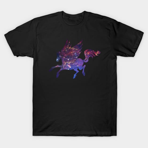 Pegasus constellation T-Shirt by mercert